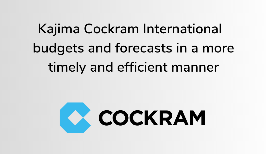 Kajima Cockram International achieves simplified multiple currency translation and automated consolidation