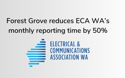 Forest Grove reduces ECA WA’s monthly reporting time by 50%